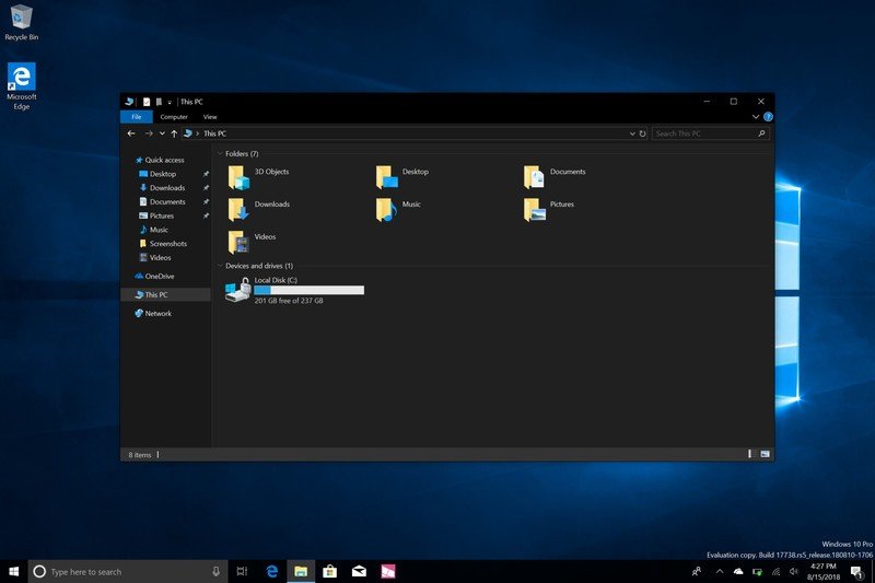Windows 10 Dark Mode - qleromd